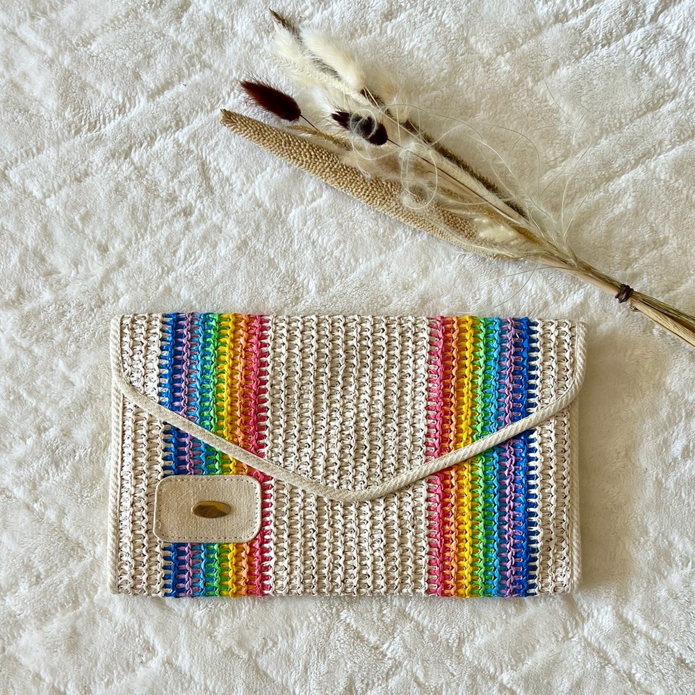 Vintage Woven Clutch